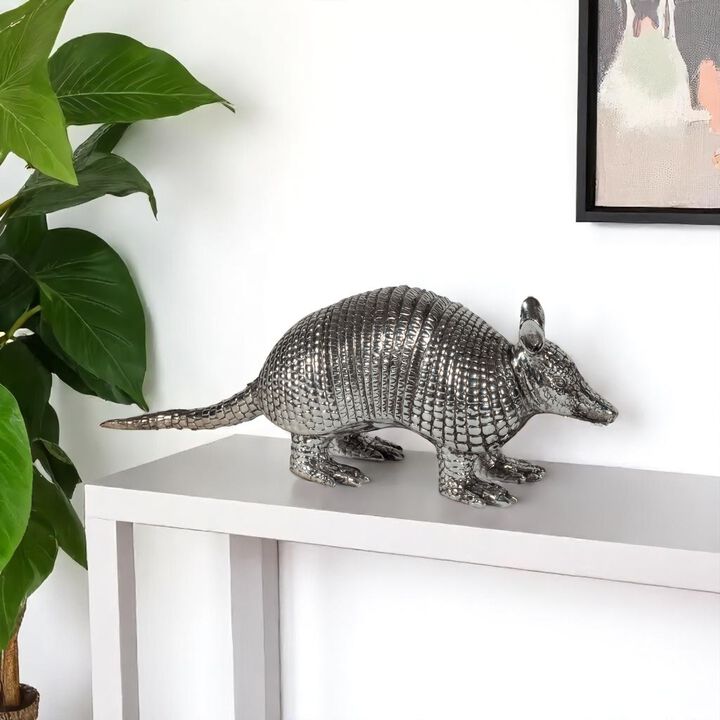 HomeRoots Resin Armadillo Figurine