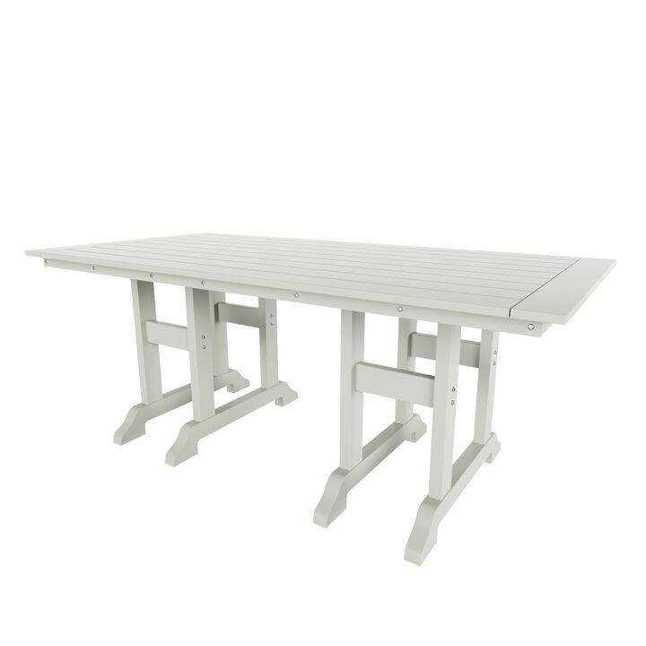 WestinTrends 71" Outdoor Patio Dining Table