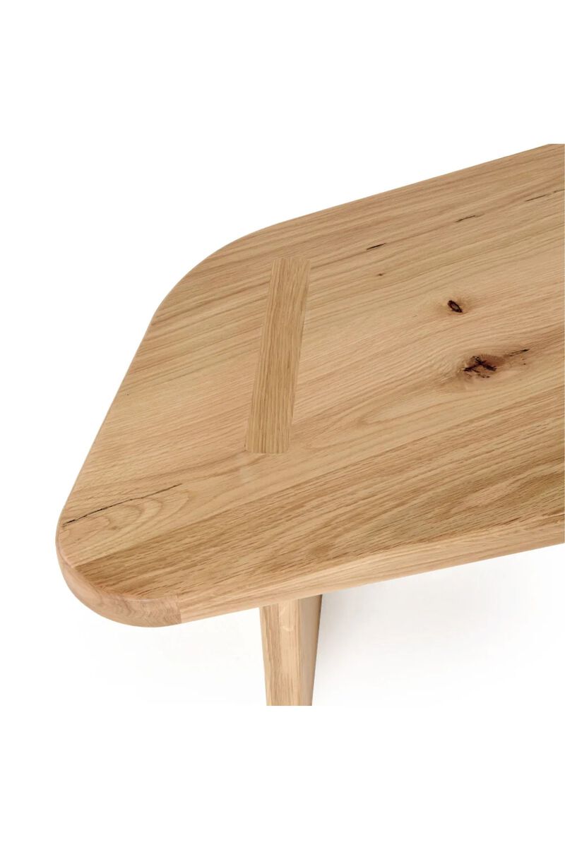 Natural Wood Coffee Table Set (2) | OROA Modern Jack image number 4