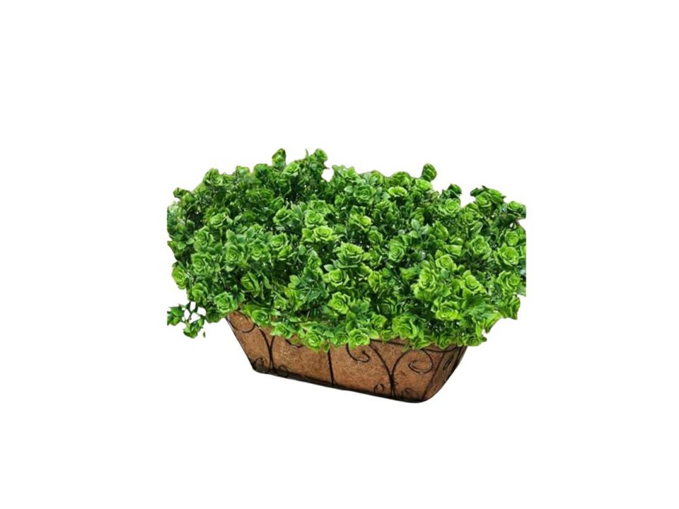 Artificial Fake Outdoor Plants Spring Summer Decor 12 Bundles Plastic Roses UV