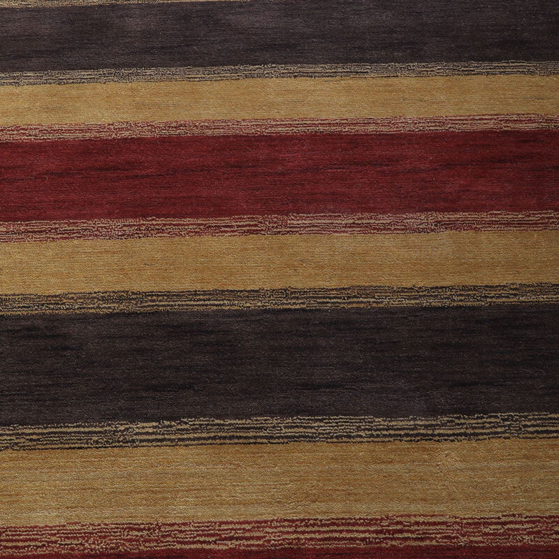 RUGSOTIC CARPETS HAND KNOTTED LOOM WOOL ECO-FRIENDLY AREA RUGS  - Rectangle, Contemporary Modern Design, High Pile Thick Handmade Anti Skid Rugs for Living Room (L00204) image number 3