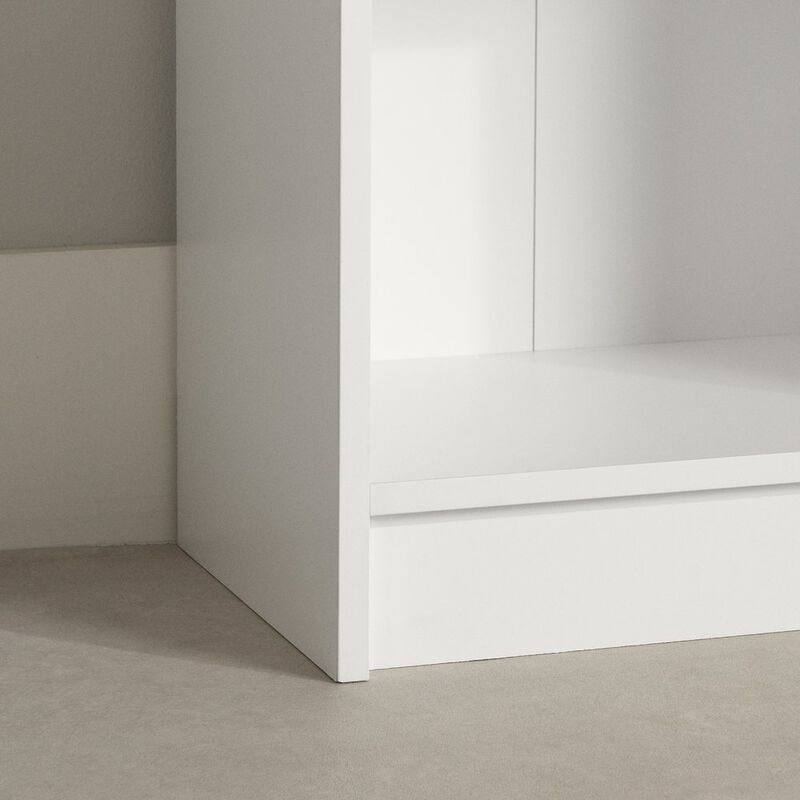 Olea 5-Shelf Bookcase, Pure White