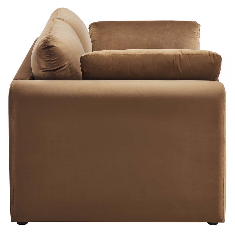 Waverly Performance Velvet Sofa image number 3
