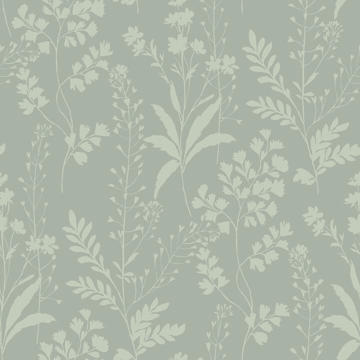 Wildflower Silhouettes Wallpaper