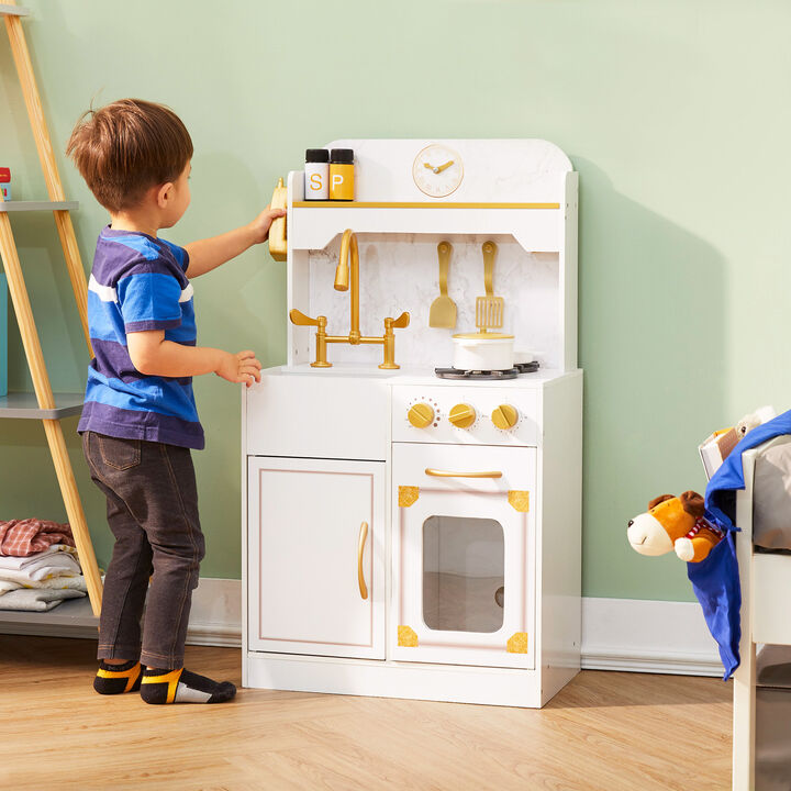 Teamson Kids - Versailles Petite Classic Play Kitchen - White