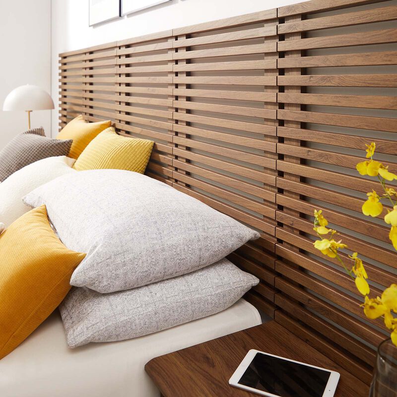 Modway - Render Wall Mount Queen Headboard and Modern Nightstands image number 6