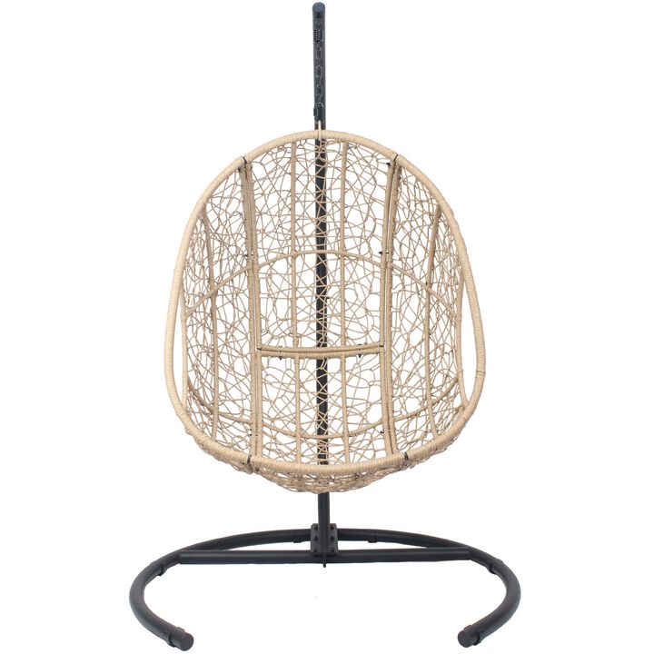 Hivvago 42&rdquo; Wide Egg Chair with U-Base and Cushion
