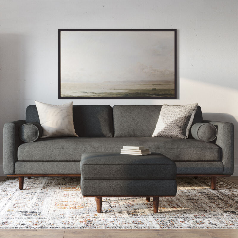 Morrison 89-inch Sofa and Ottoman Set image number 1