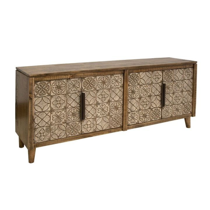 Crafter and Weavers Vallata Solid Wood Sideboard, Media Console - 68.50