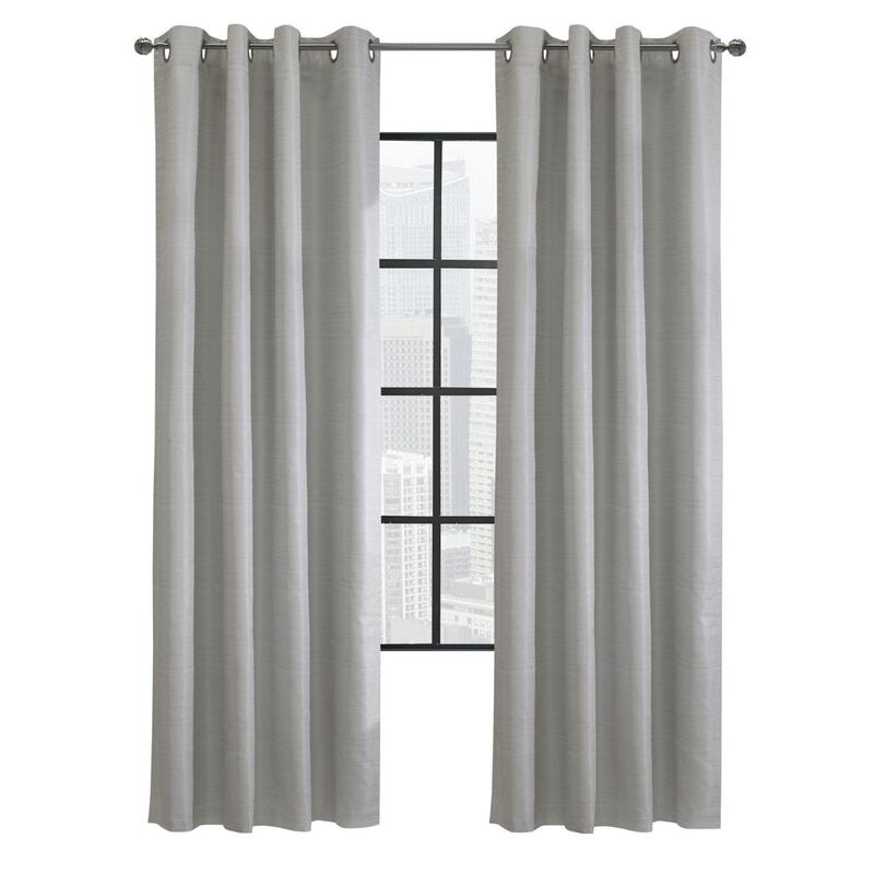 Thermaplus Solstice Room Darkening Grommet Curtain - 52x95", Oyster