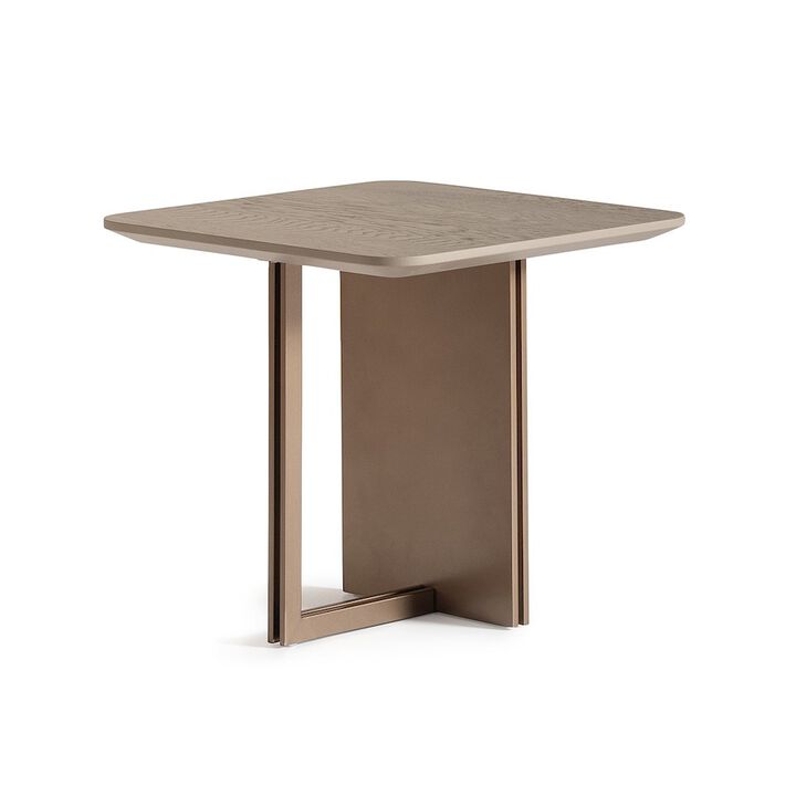 Michael Amini Canberra End Table - Light Ash