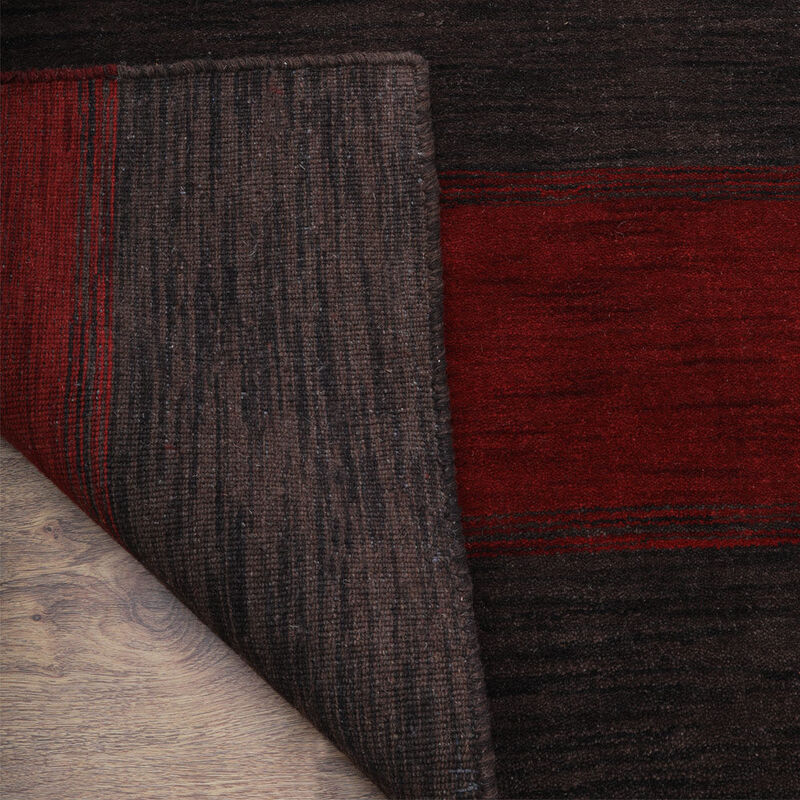 RUGSOTIC CARPETS HAND KNOTTED LOOM WOOL ECO-FRIENDLY AREA RUGS  - Rectangle, Contemporary Modern Design, High Pile Handmade Anti Skid Rugs for Living Room (L00098) image number 7