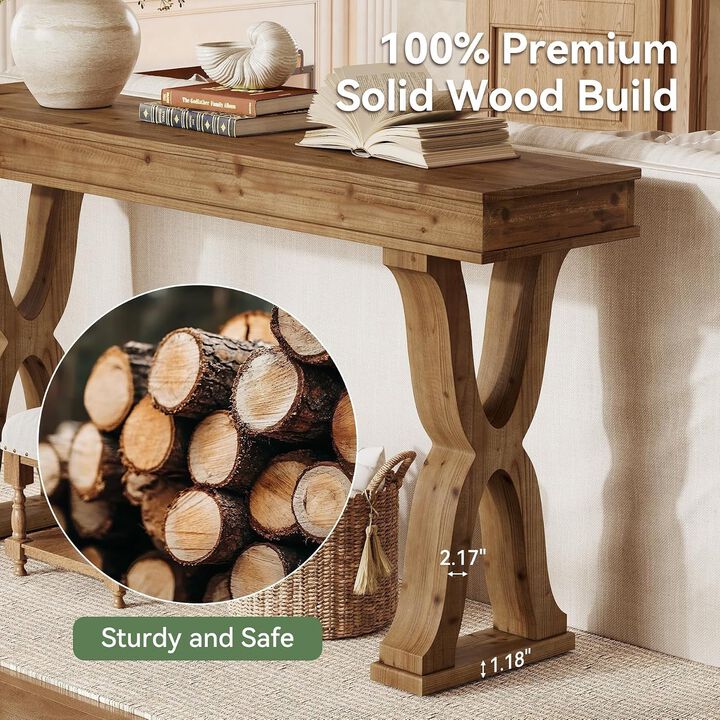 Tribesigns Farmhouse Console Table