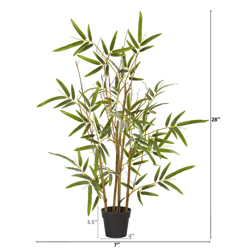 Hivvago 28 Inches Bamboo Artificial Tree