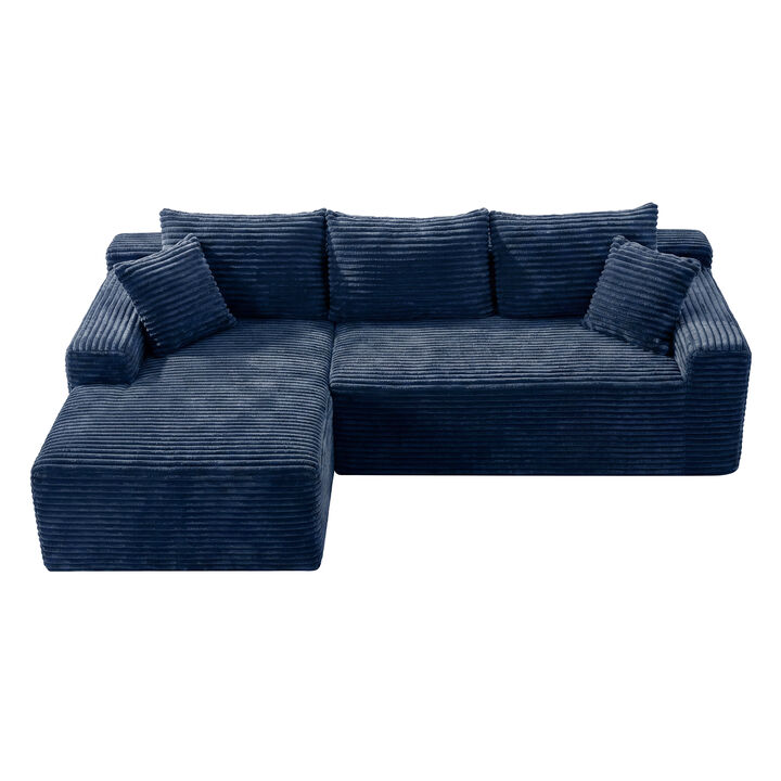 Vulkbu 106.3" L-Shape Chaise Sectional