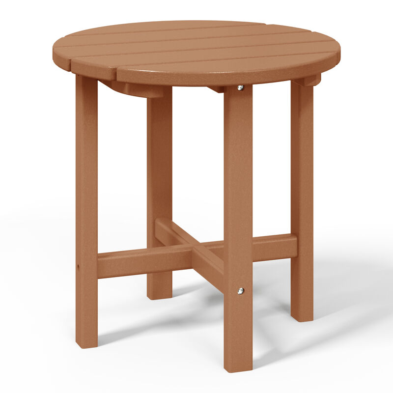 WestinTrends Adirondack Round Outdoor Side Table