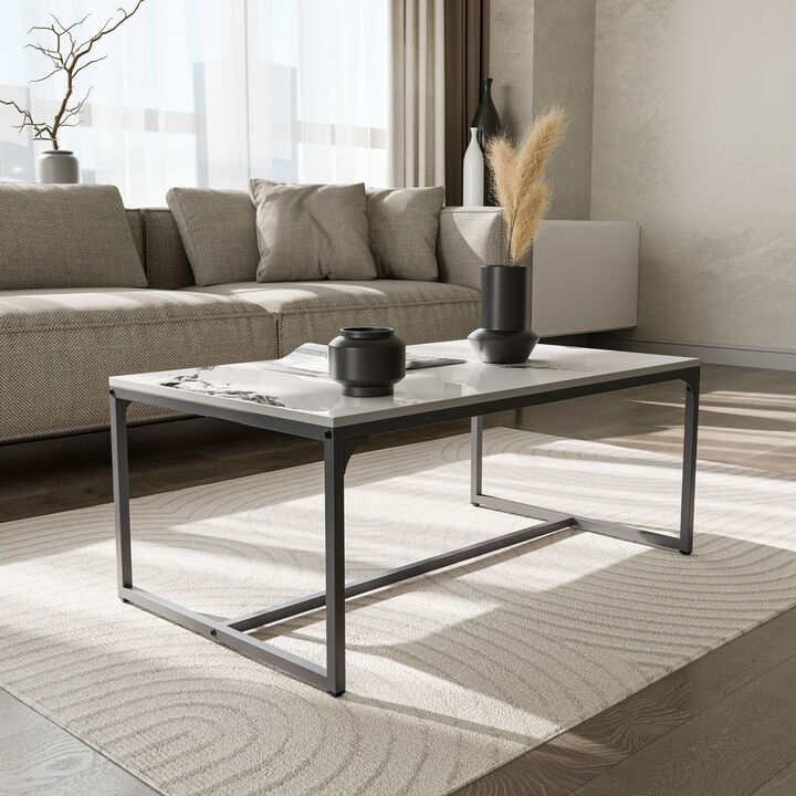 Rectangle Slate Coffee Table