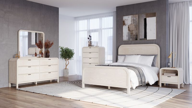 Drake Six Drawer Dresser in Sugar
