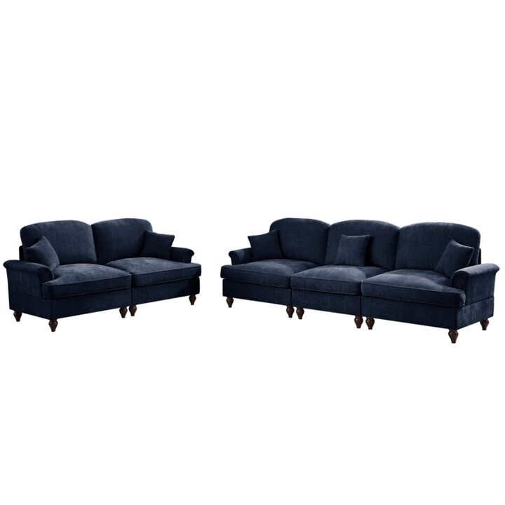 Baxpaf Mid-Century Modern Modular Sofa Set
