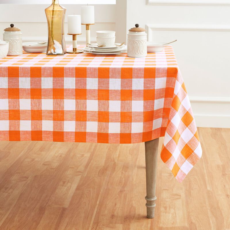 Linen Tablecloth - Buffalo Check image number 0