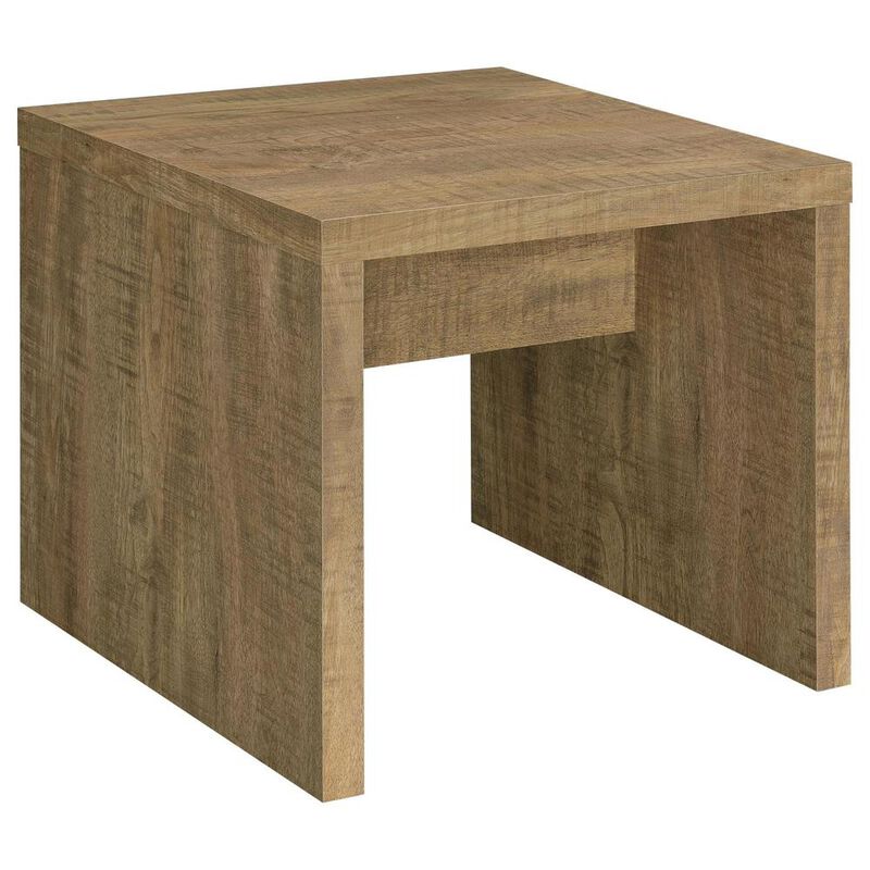 Coaster Lynette Square Engineered Wood End Table Mango