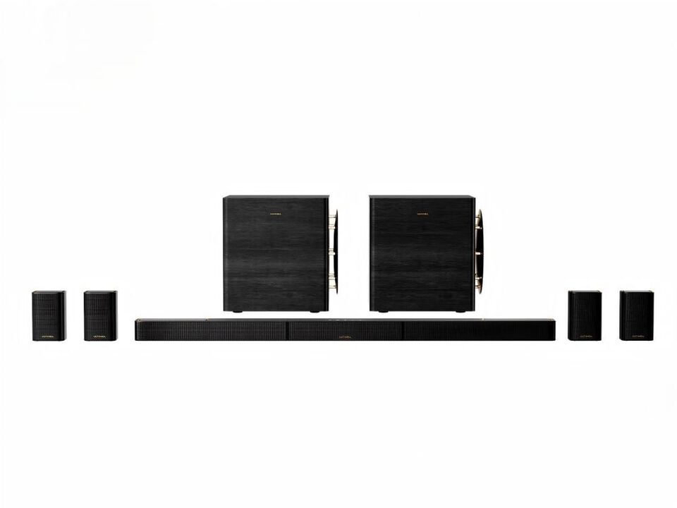 ULTIMEA Skywave X series 9.2.6 THX-Tuned Wireless Surround Sound System w/Dolby Atmos & DTS:X,Dual 10"Subwoofers,2000W Peak Power,8K Pass-Through