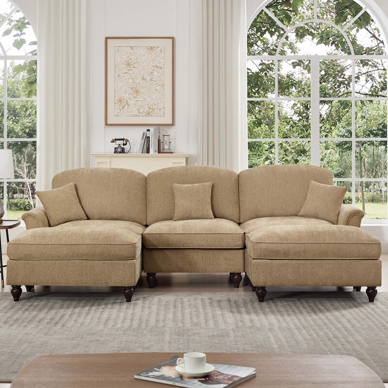 Tugweb U Shape Sectional Sofa image number 2