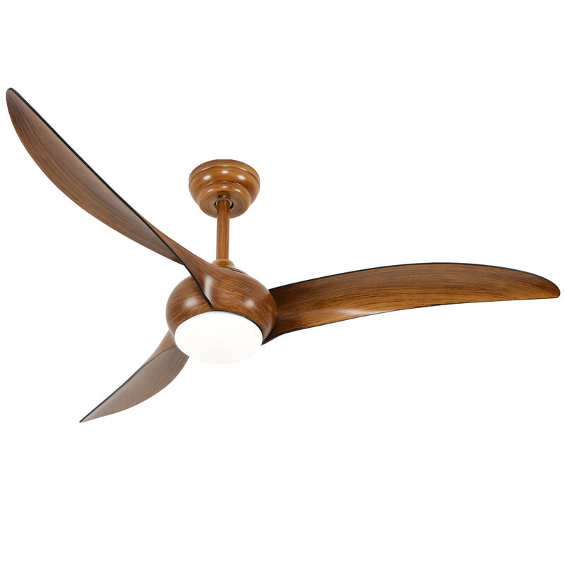 ELEMENT ACE 52 Inch DC Motor Ceiling Fan with LED Light and Remote Control Quiet Operation Adjustable Height image number 0