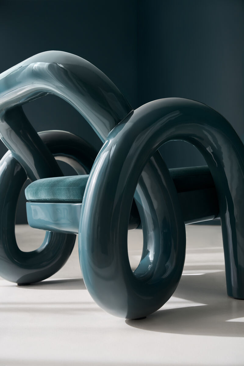 Gelee Apatite Accent Chair