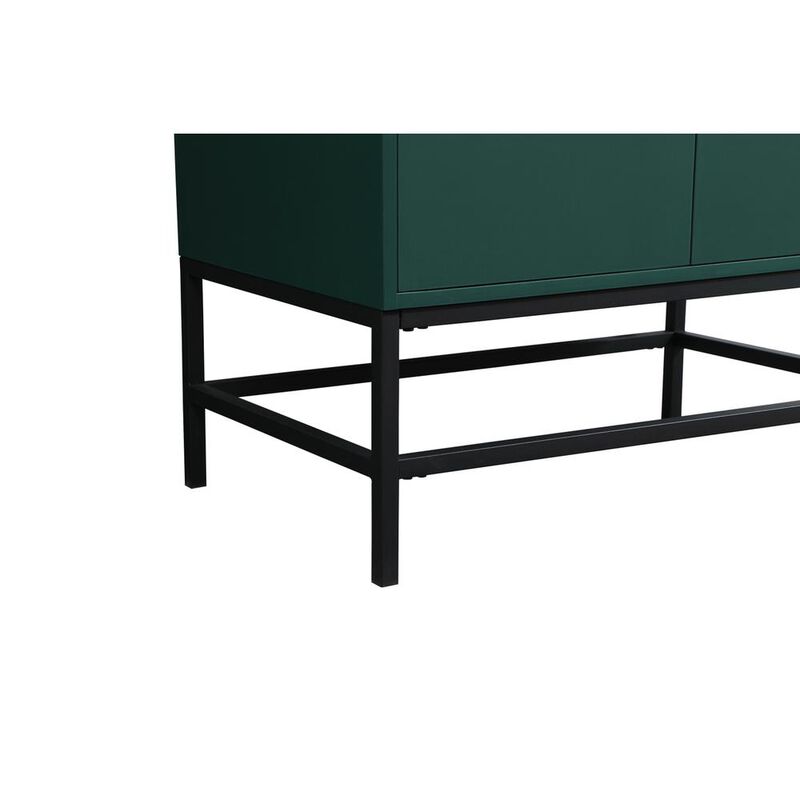 Elegant Kitchen and Bath 30 inch Single bathroom vanity in green