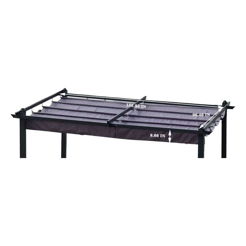 Streamdale 13x10FT Outdoor Pergola Canopy Replacement Fabric