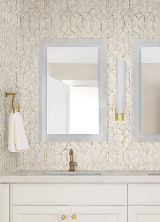 Ziva Gold Trellis Wallpaper (Set of 2)