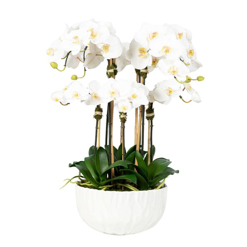 Faux Orchid Centerpiece Arrangement - 24" image number 0