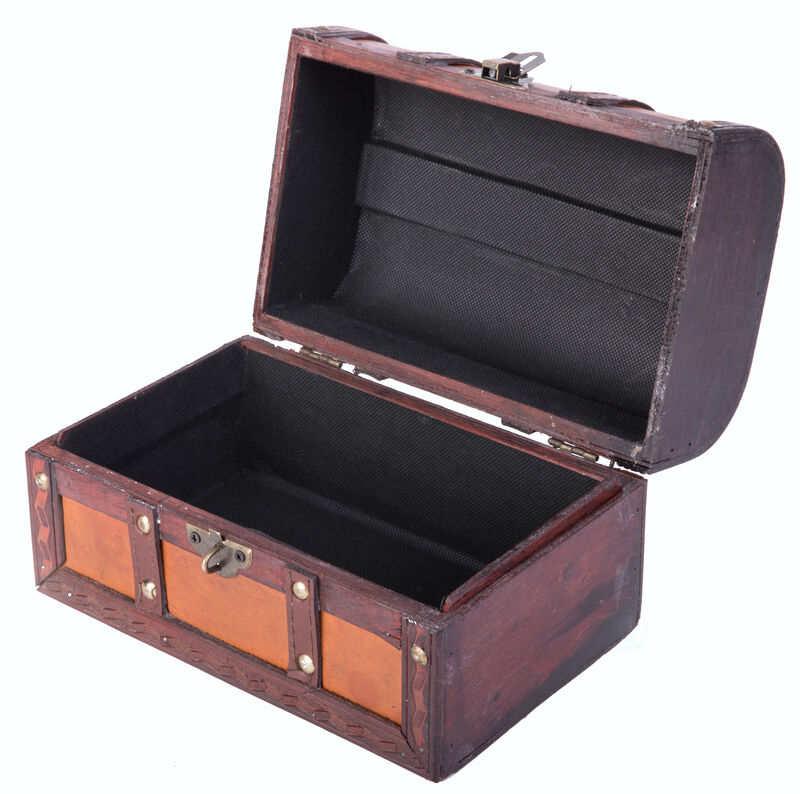 Decorative Leather Small Treasure Box