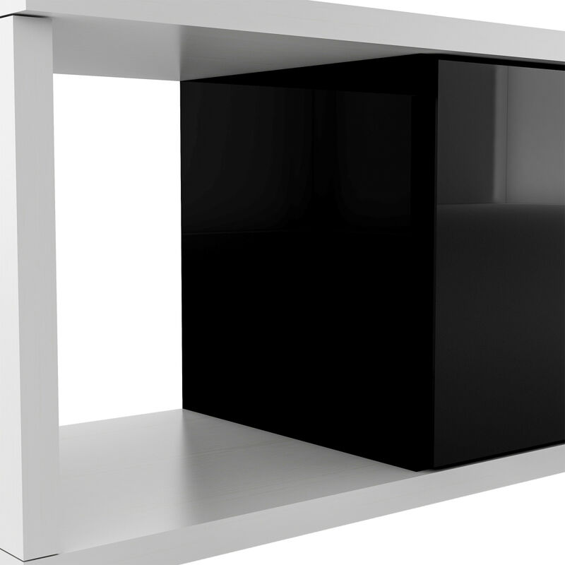 Modern, Stylish TV Stand TV Cabinet for 80+inch TV, Black