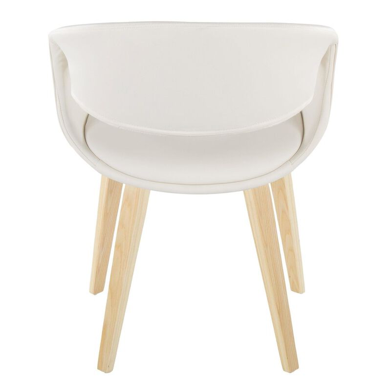 LumiSource Curvo Upholstered Chair - Set of 2