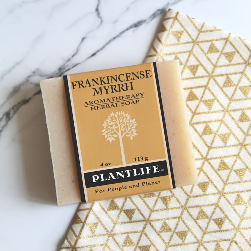 Plantlife Bar Soap - Frankincense Myrrh 2 Pack image number 1