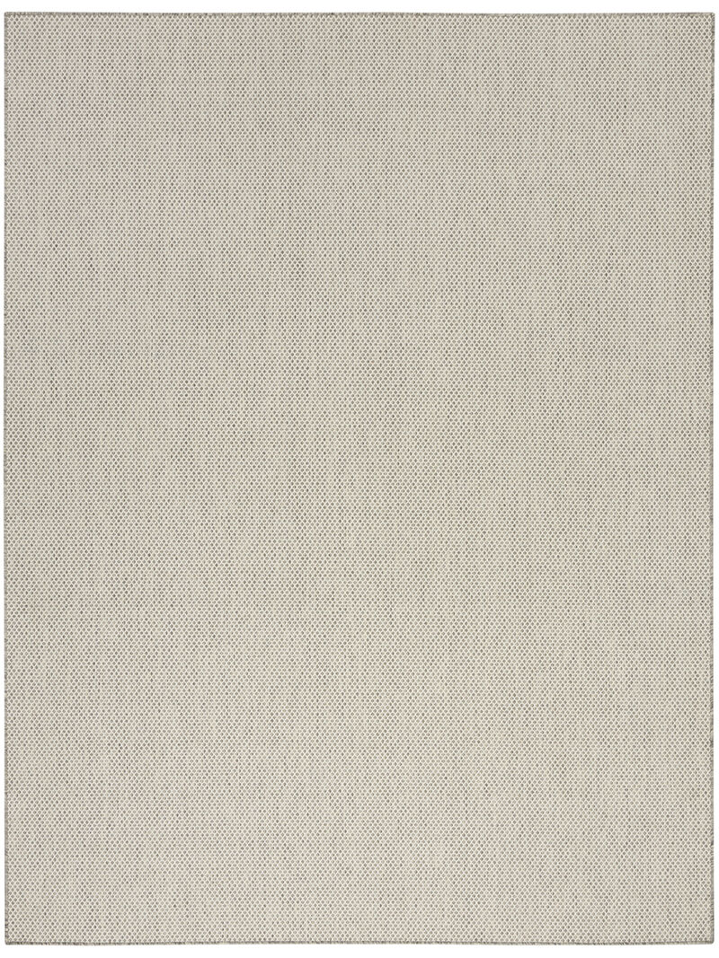 Courtyard COU01 Ivory/Silver 10' x 14' Rug