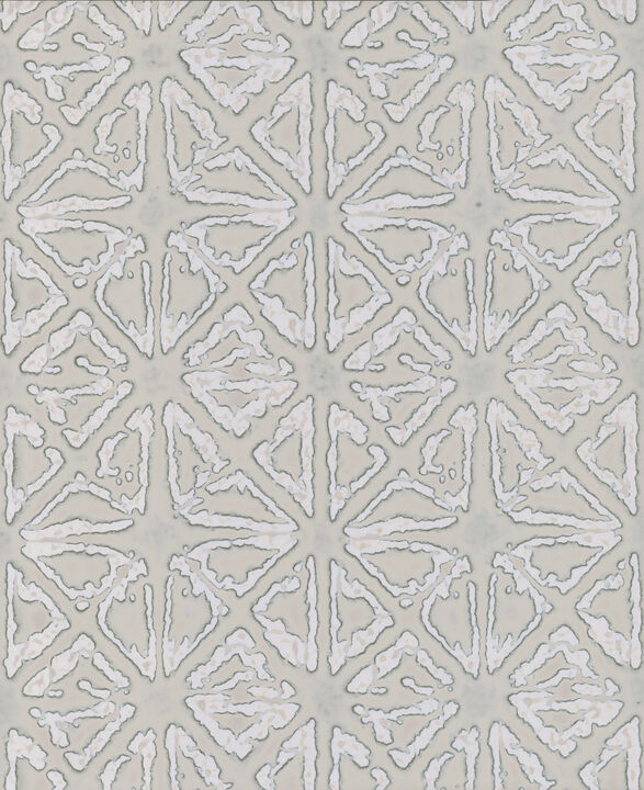 Empire Diamond Silver & Taupe Wallpaper
