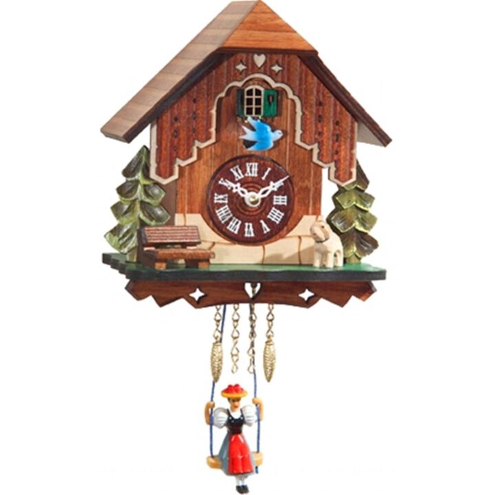 ENGS  Engstler Battery-operated Clock - Mini Size with Music-Chimes