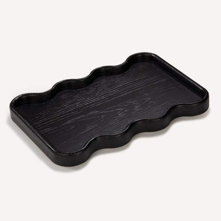 Swirl Tray - Charcoal