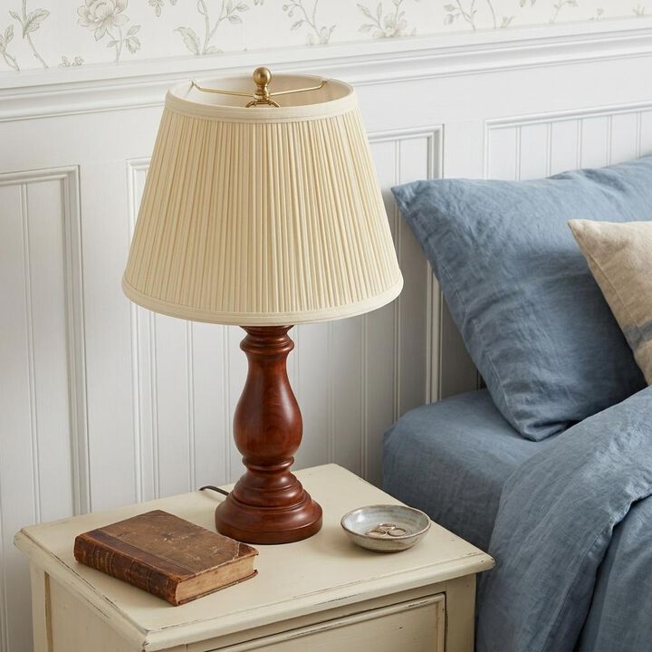 HomeRoots 19" Ivory Empire Slanted Broadcloth Lampshade