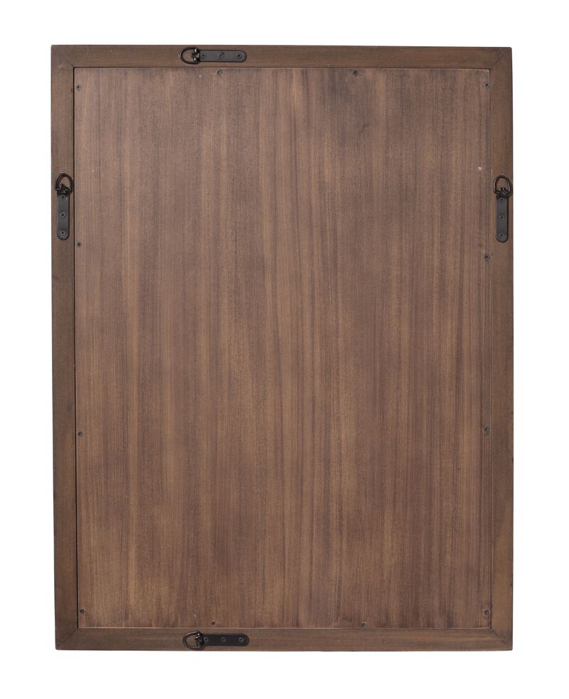 Chandler Charcoal Rectangle Wood Mirror