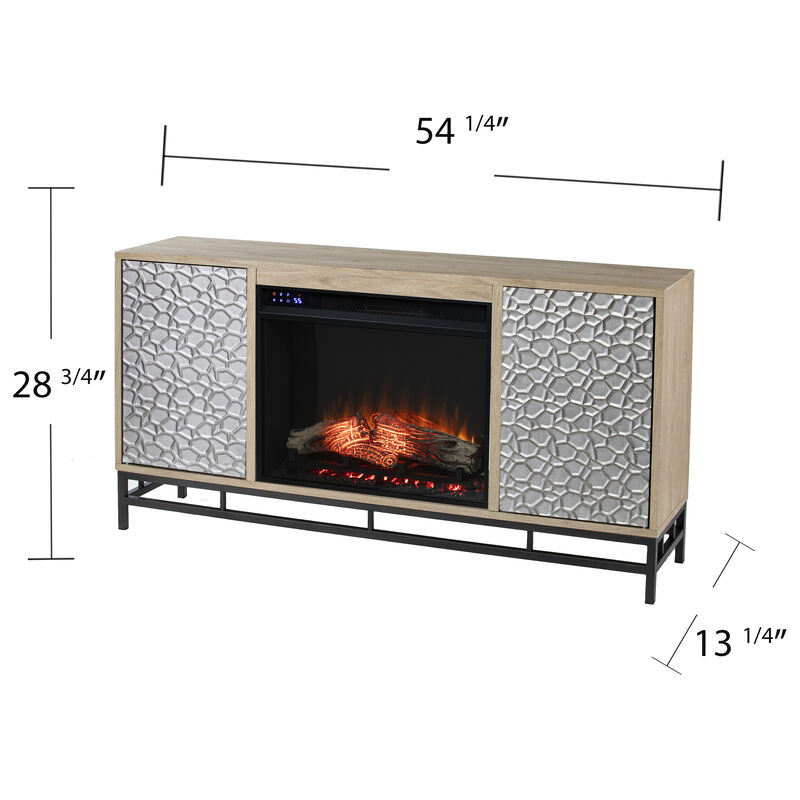 Luciana Touch Fireplace Console