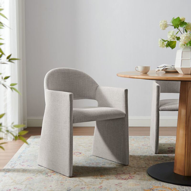 Talia Upholstered Fabric Dining Armchair image number 7