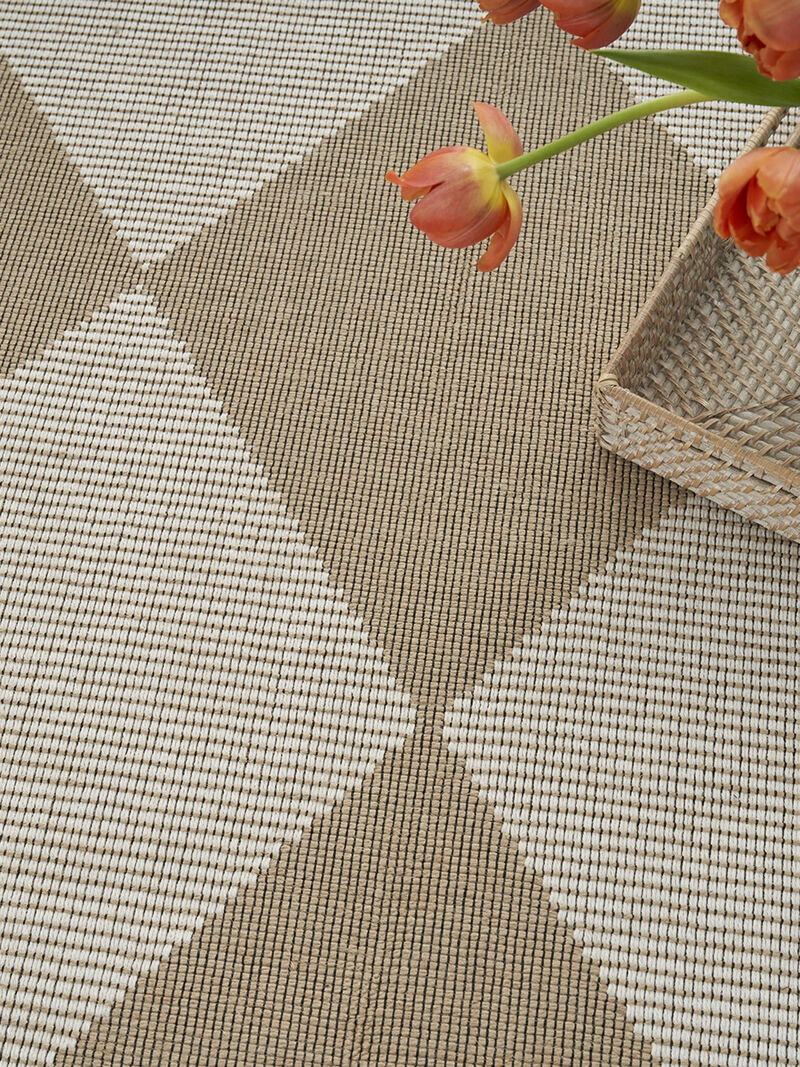 Washable Modern Jute MDJ01 Natural/Ivory 3'11" x 5'11" Rug