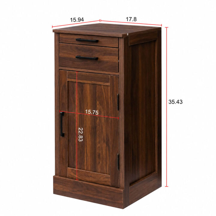 ELEMENT ACE Modular Wine Bar Buffet Cabinet with Hutch, Spacious Multi-Use Storage Unit for Home and Office Organization Across Various Spaces