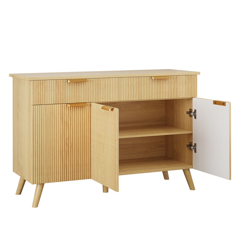 Seslin Modern Fluted Sideboard image number 7
