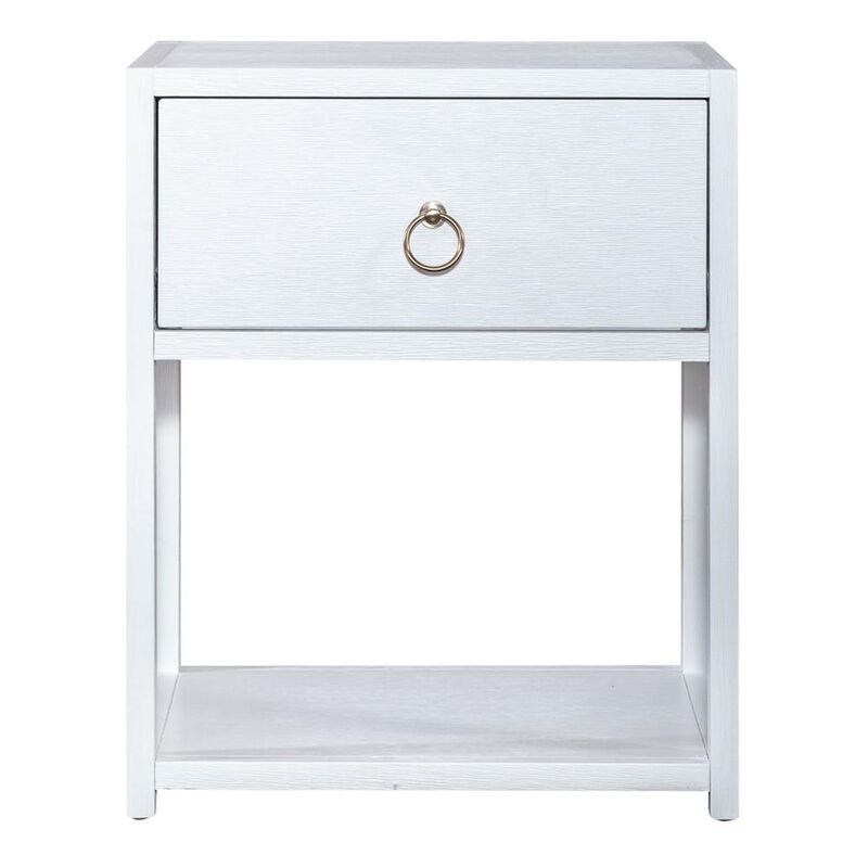 Liberty Furniture East End 1 Shelf Accent Table in Wirebrushed Denim image number 1