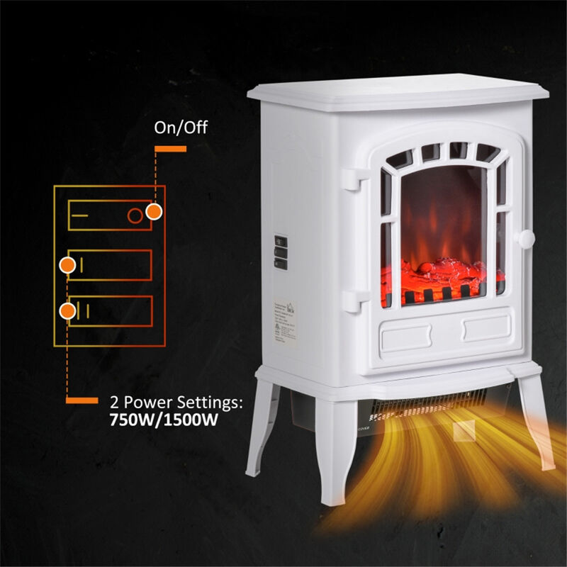 Electric Fireplace Stylish & Energy-Efficient Heater for Cozy Home Ambiance image number 3